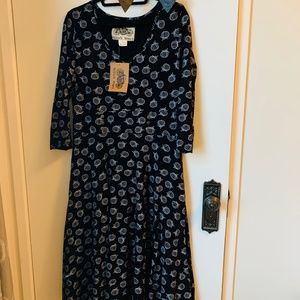 Effie’s Heart New with Tags pumpkin midi dress XL